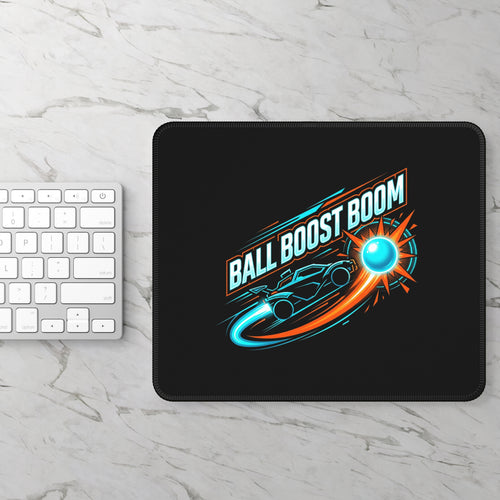 Ball Boost Boom Gaming Mouse Pad | Rocket Car Ball Logo