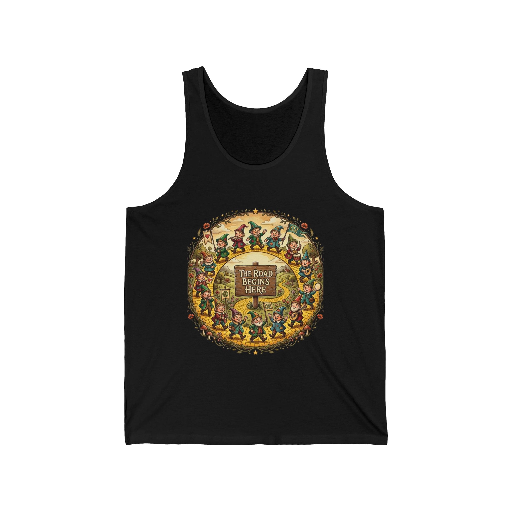 Follow the Tennessean Road Tank Top | Nashville Music Roadtrip Graphic
